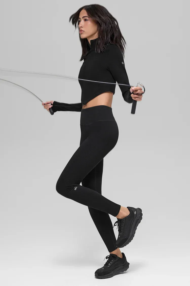 Jaqueta Seamless Two Tone Rib