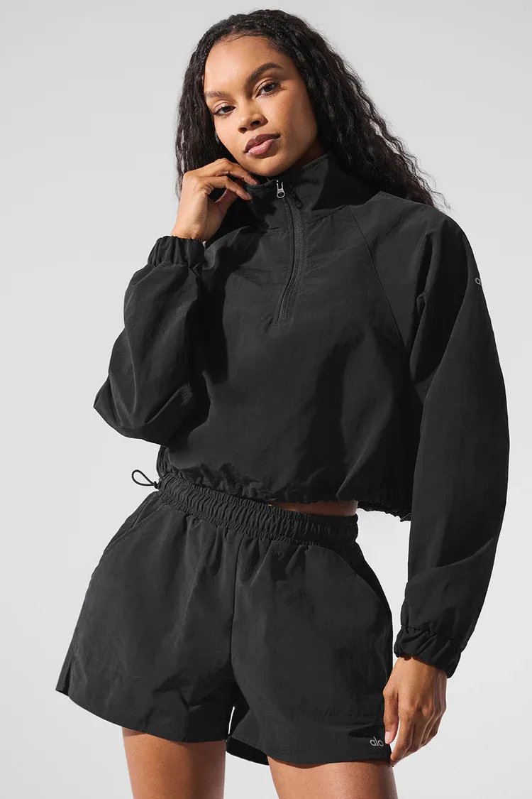 Casaco Cropped 1/4 Zip Alumni