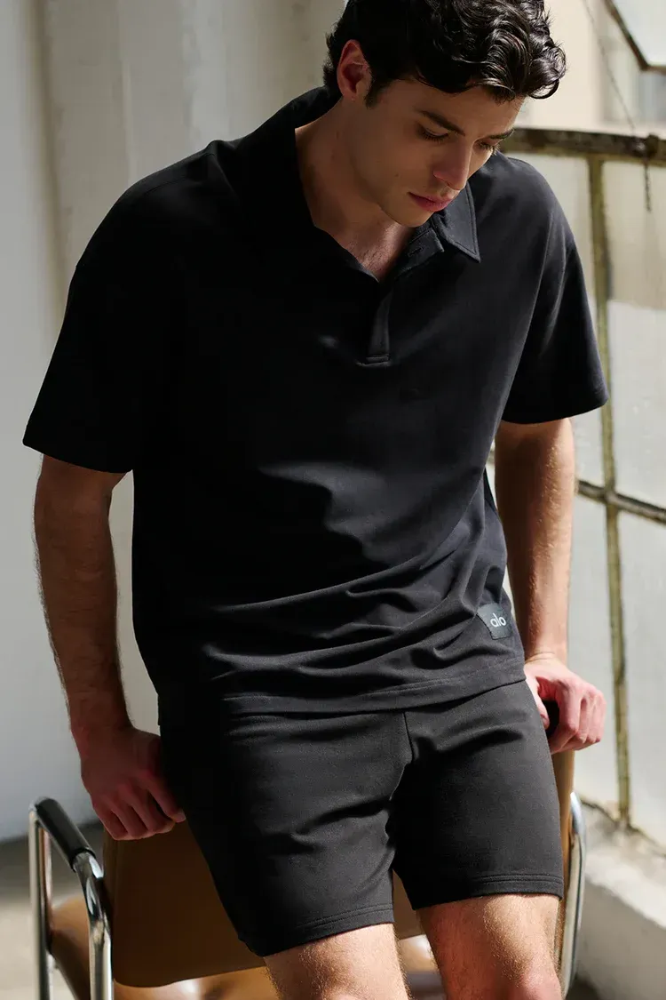 Blusa Polo Double Take Manga Curta