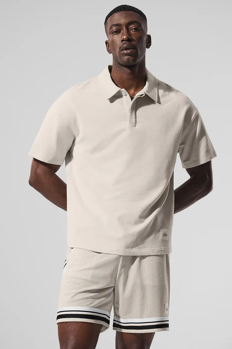 Blusa Polo Double Take Manga Curta