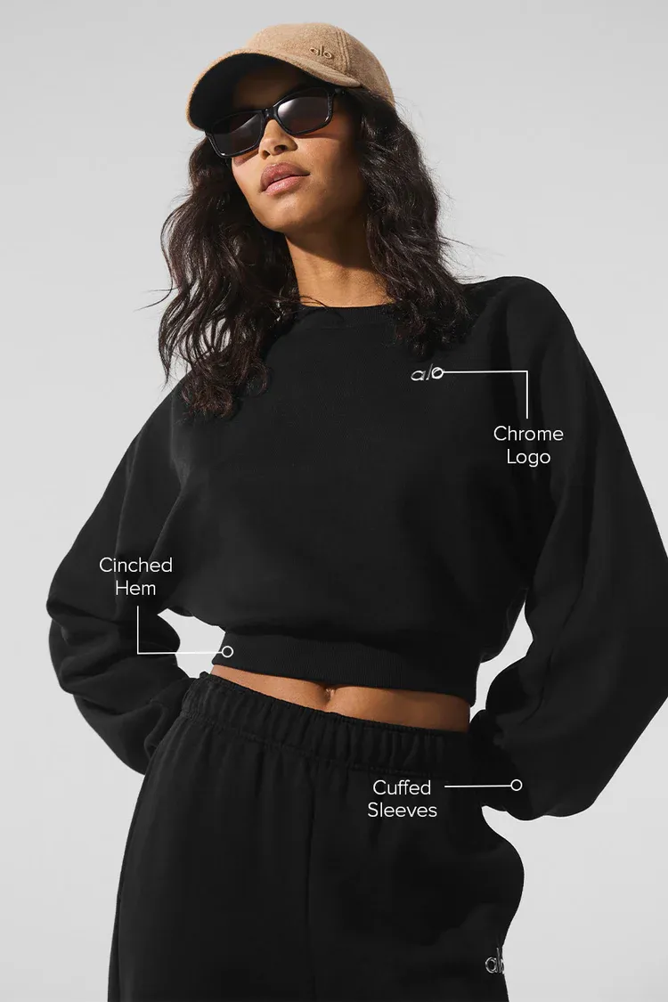 Moletom Cropped Accolade Crewneck