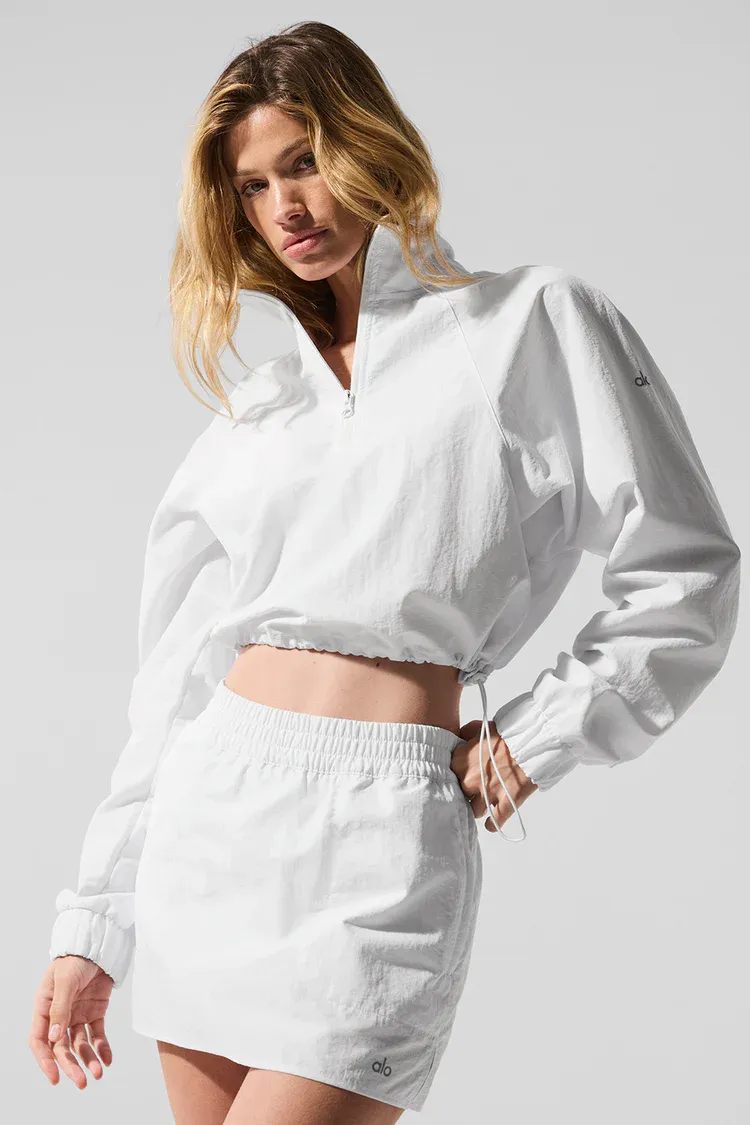 Casaco Cropped 1/4 Zip Alumni