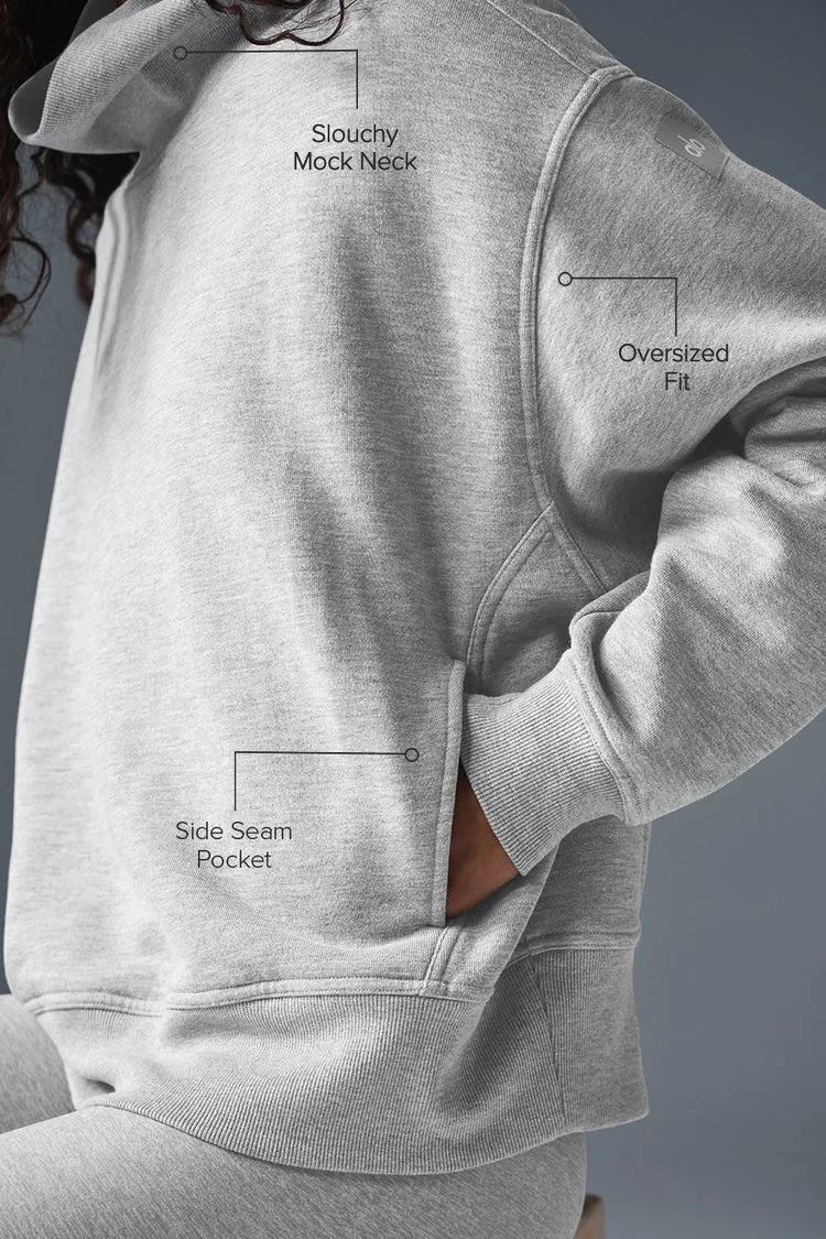 Moletom Hazy Mock Neck