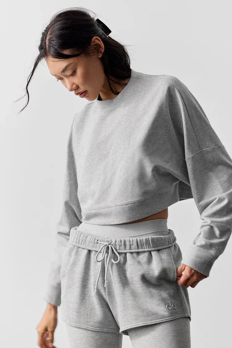 Moletom Cropped Sway Crew Neck
