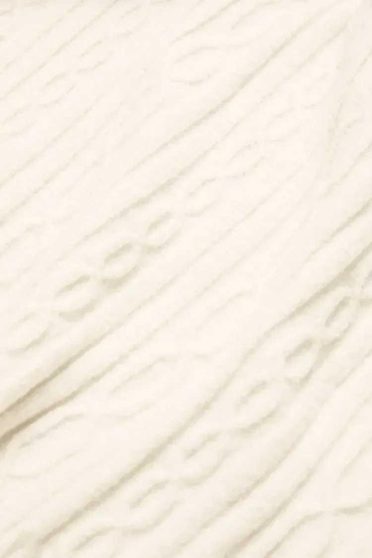 Casaco Cable Knit Winter Bliss Hoodie