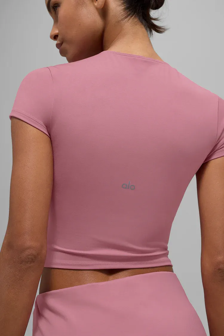 Blusa Alo Softsculpt Precision Manga Curta